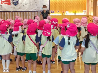 山ゆり幼稚園の皆さんと